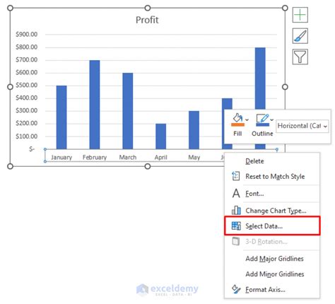 how to change x axis values in excel histogram
