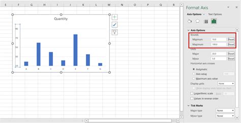 how to change x-axis range in excel mac