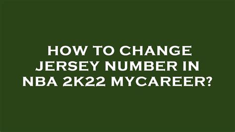 NBA 2K22 How to change your MyPlayers Name! (Change MyCareer Name