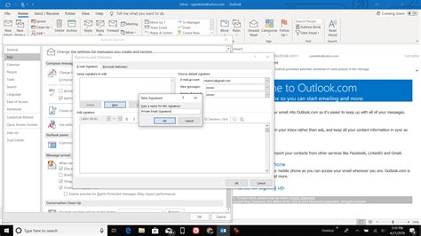 how to change your signature in microsoft outlook email