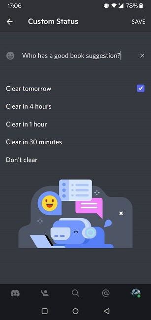 How To Change Your Status On Discord Mobile