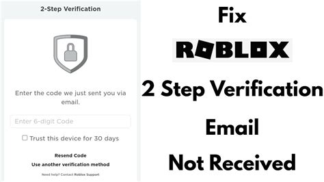 how to change your verification code on roblox