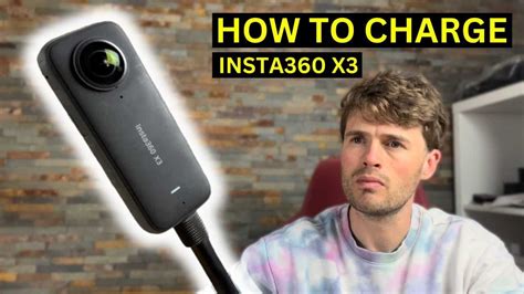 how to charge insta360 x3