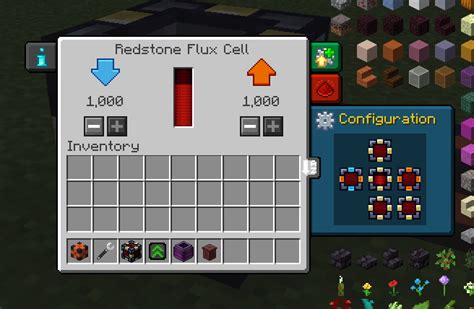 how to charge redstone flux cell
