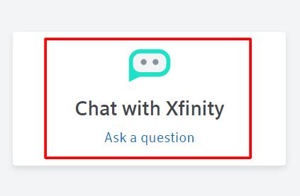 how to chat with xfinity live person