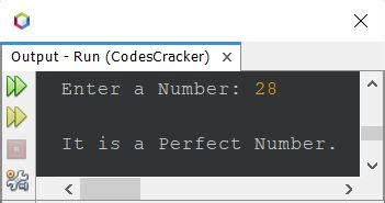how to check a perfect number in java