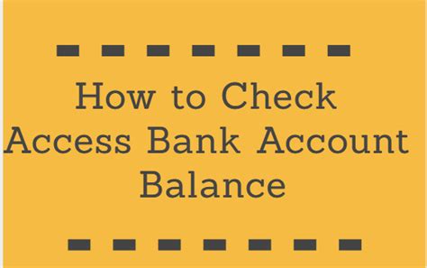 how to check access bank account balance with code