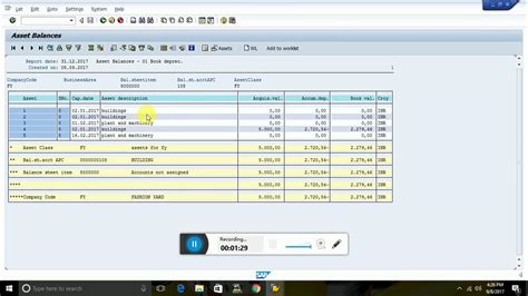 how to check asset in sap