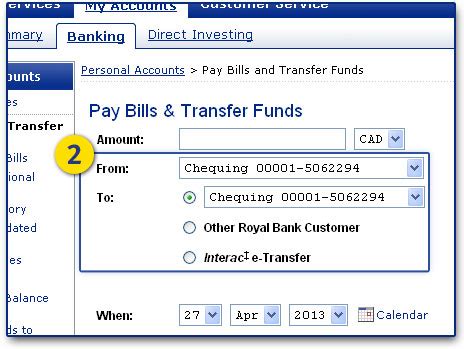 how to check automatic payments rbc