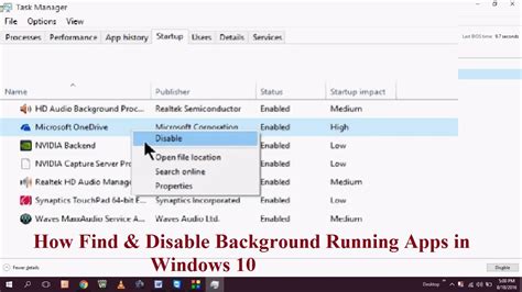 How To Check Background Running Software In Windows 10
