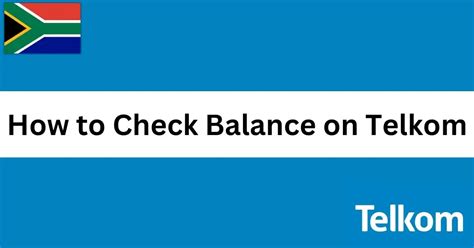 how to check balance on telkom using cellphone