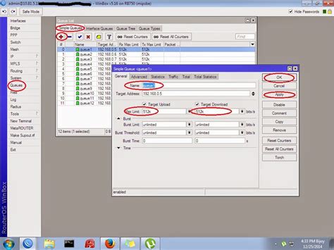 how to check bandwidth in mikrotik router