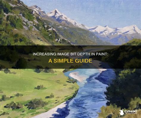 how to check bit depth of image in paint