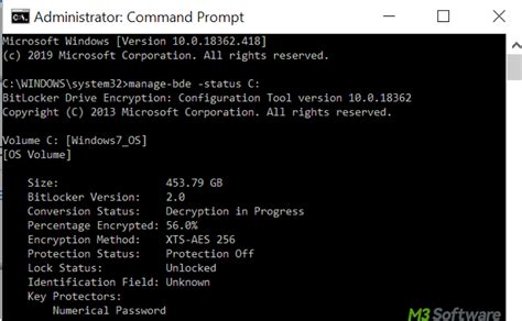 how to check bitlocker using cmd