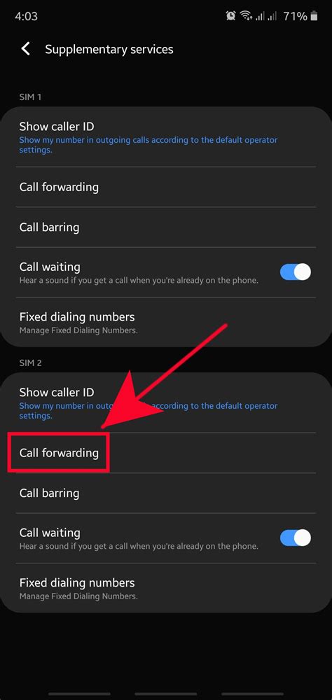 how to check call forwarding code in samsung