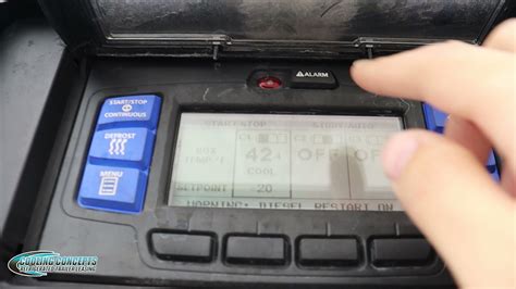 how to check codes on carrier reefer