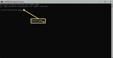 how to check computer name in cmd