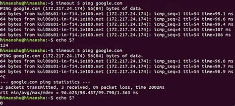 how to check connection timeout in linux