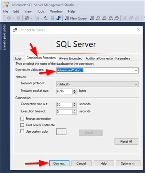 how to check connection to ms sql server