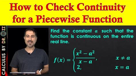 How To Check Continuity Of A Piecewise Function
