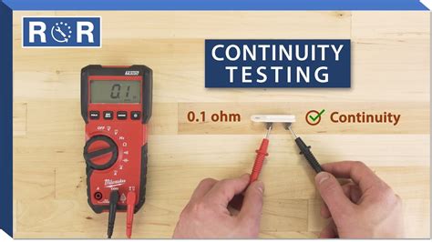 How To Check Continuity With A Voltmeter
