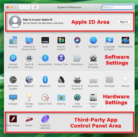 how to check control panel in mac