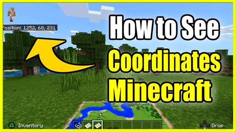 how to check coordinates in minecraft bedrock ps4