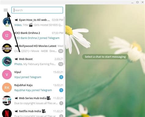 how to check delete history in telegram