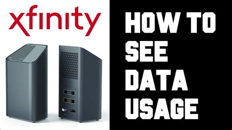 how to check device data usage xfinity