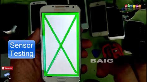 how to check display touch android