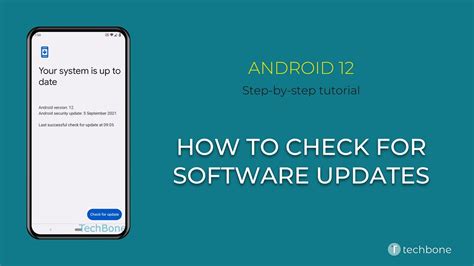 how to check firmware version android 12