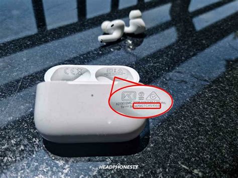 how to check for serial number on airpods