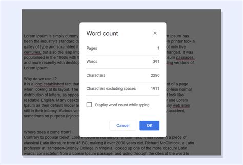 how to check for specific words in google docs