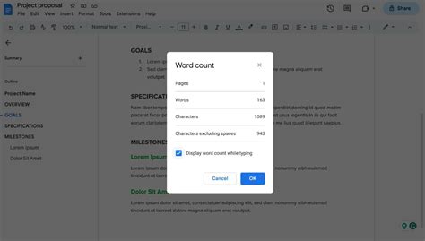 how to check for words in google docs