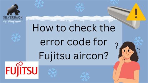 how to check fujitsu error codes