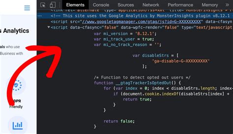 how to check google analytics code on website
