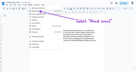 how to check how many words in words