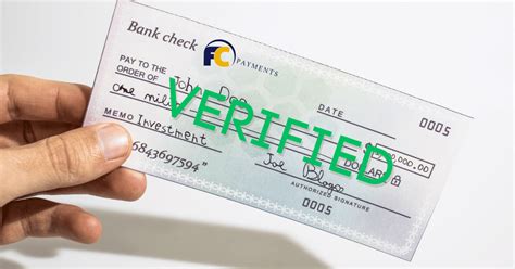 how to check if a check is real or not
