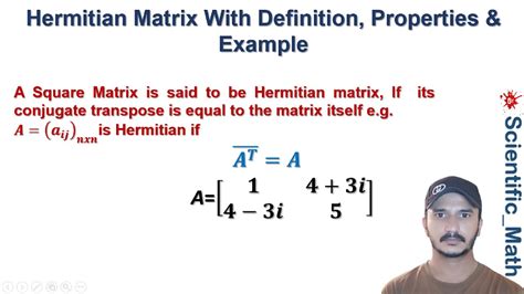 how to check if a matrix is hermitian in python