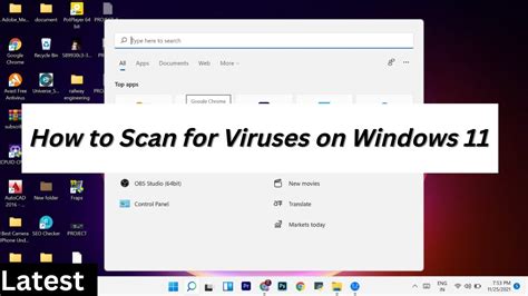 how to check if a program has a virus
