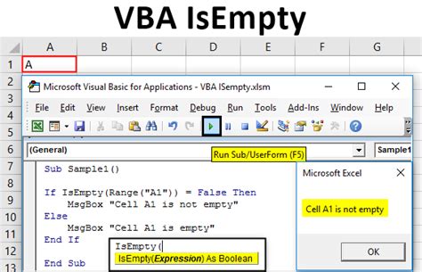 how to check if cell is blank in excel vba