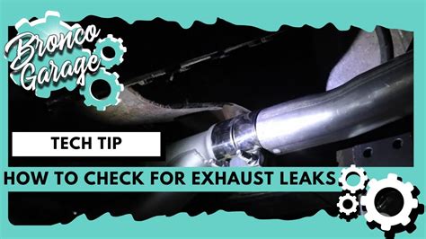 How To Check If Exhaust System Is Leaking