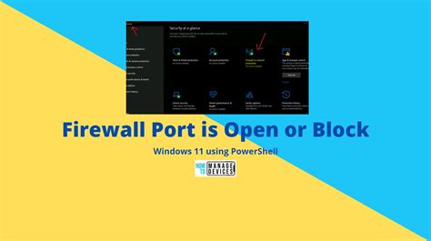 how to check if firewall is blocking a port in windows 11
