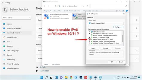 how to check if ipv6 is enabled on windows 11