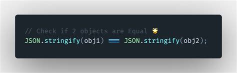How To Check If Objects Are Equal Javascript