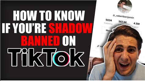 how to check if shadow banned tiktok