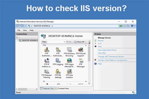 how to check iis version