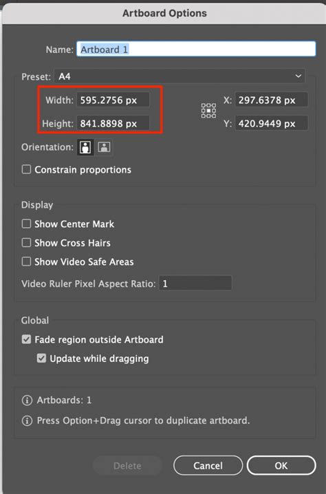 how to check image size in illustrator