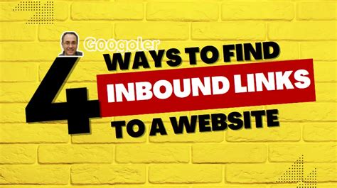 how to check inbound links