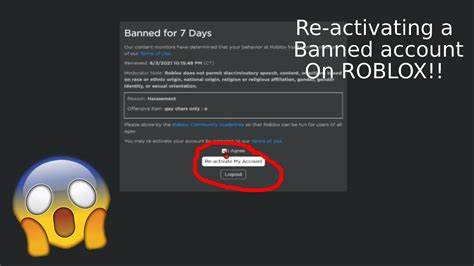 how to check info to a banned roblox account